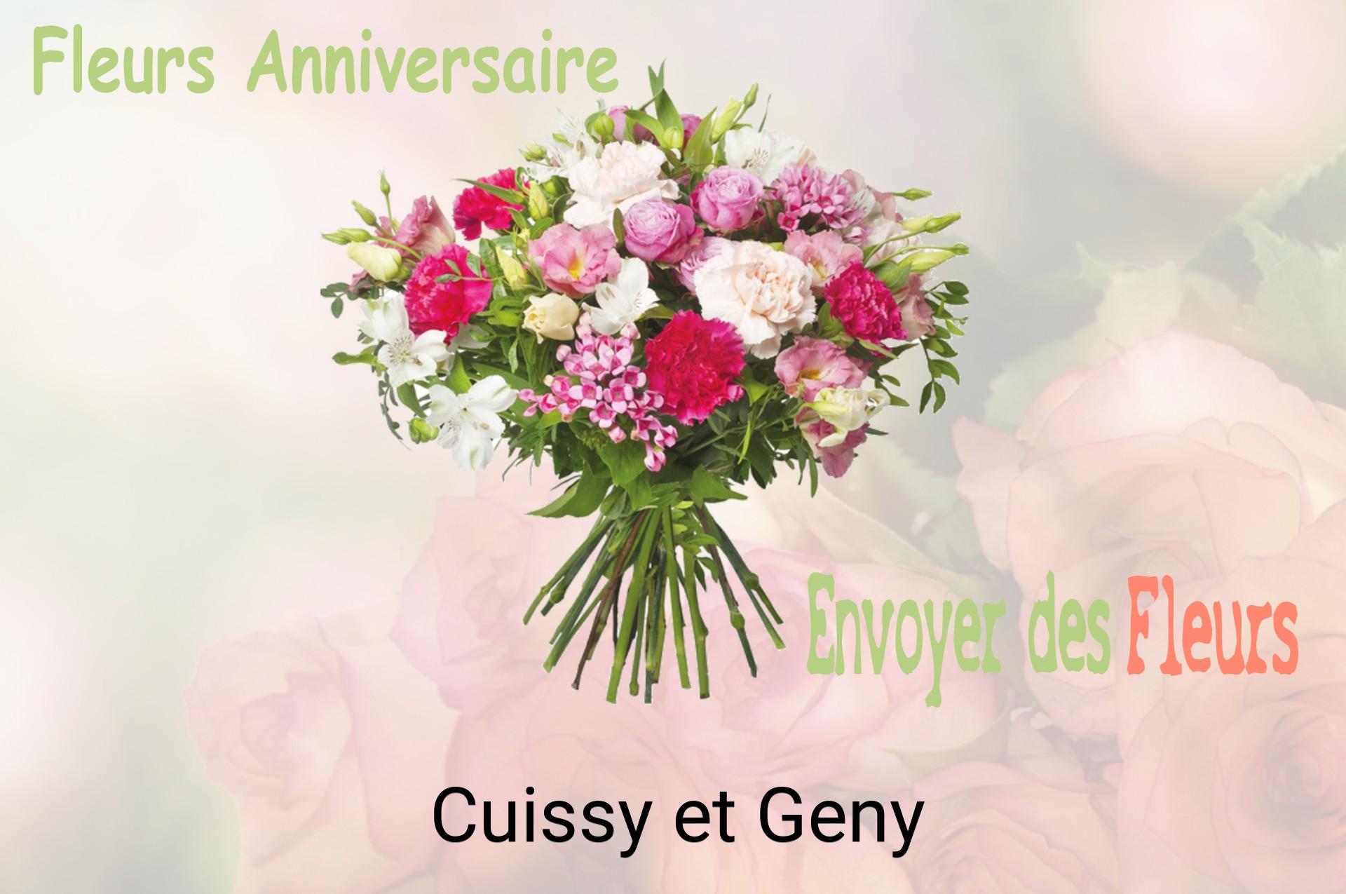 Bouquet de fleurs d’anniversaire livré à Cuissy-et-Geny