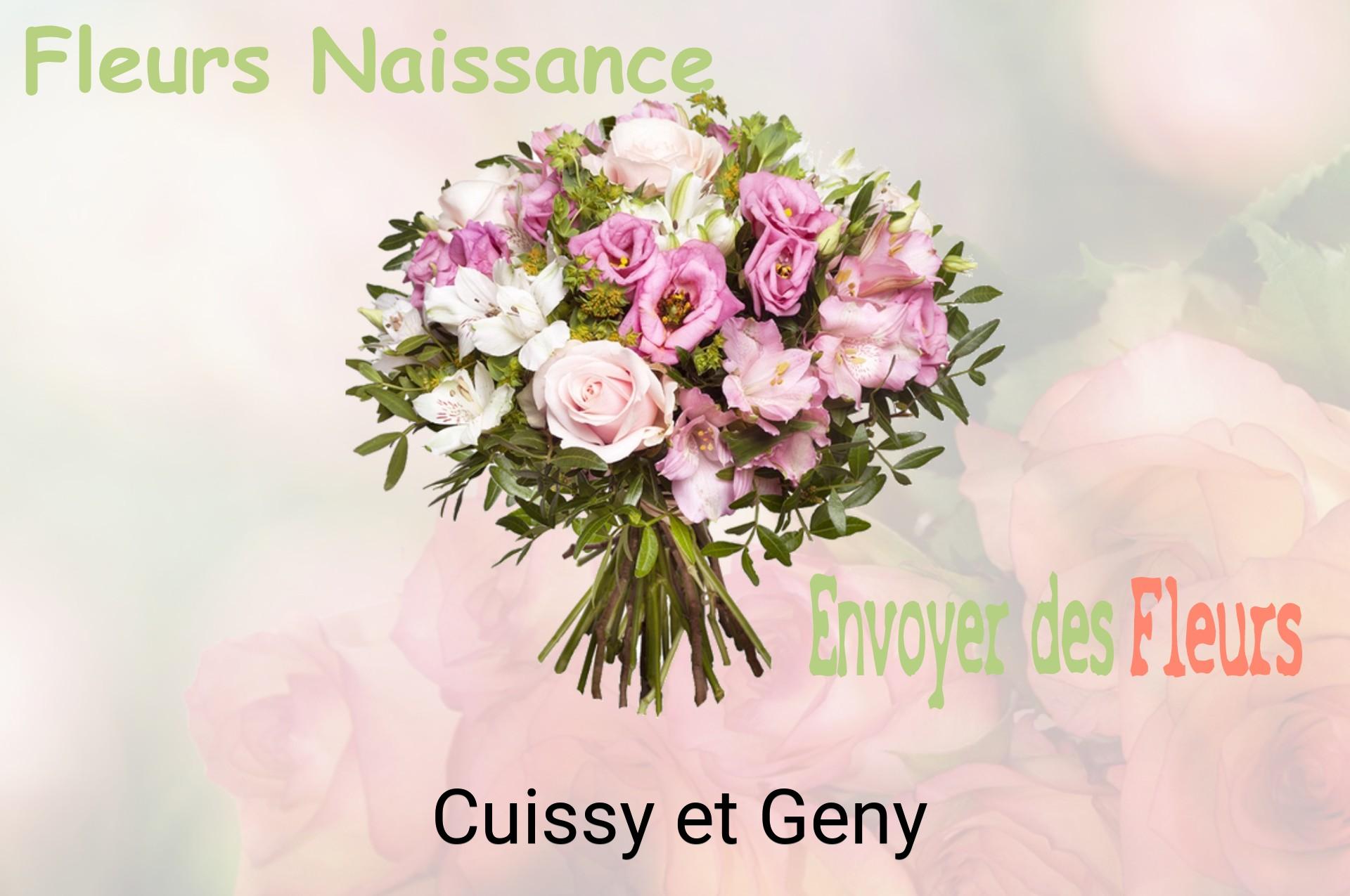 Bouquet de fleurs de naissance livré à Cuissy-et-Geny